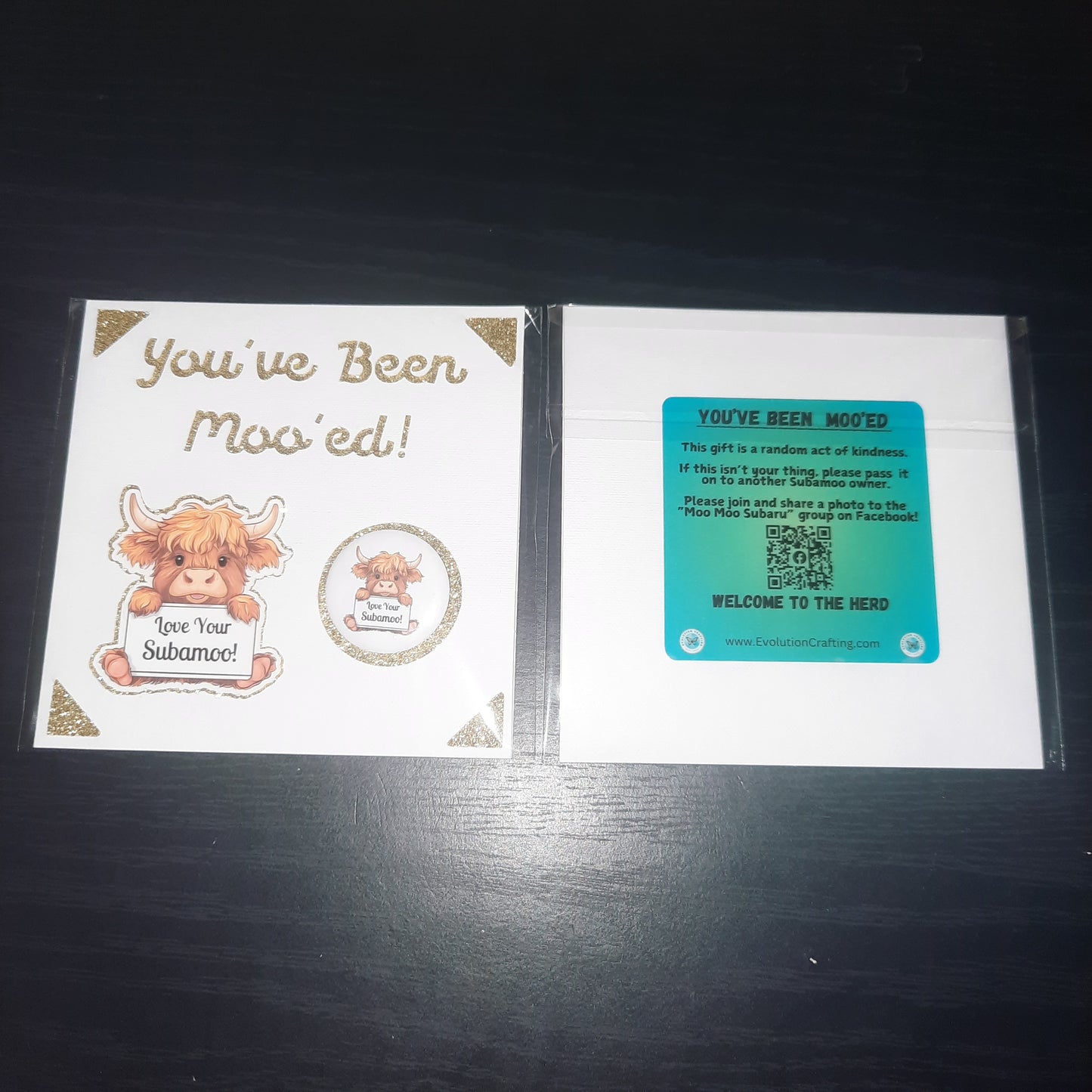 Moo Moo Subamoo - Glitter Cards