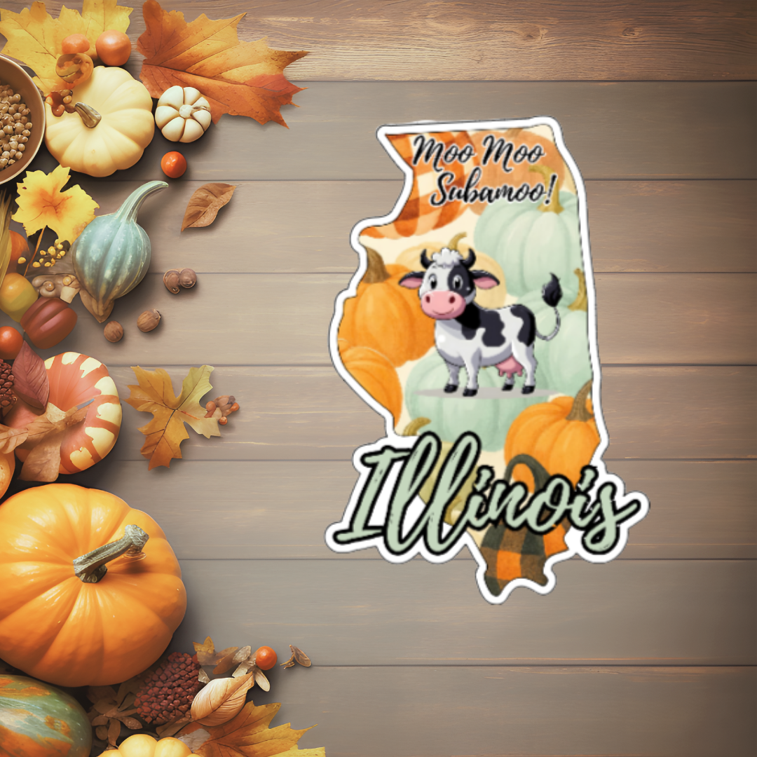 State Moo Stickers (Individual- Qty 1)