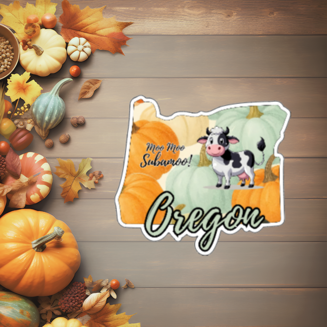 State Moo Stickers (Individual- Qty 1)
