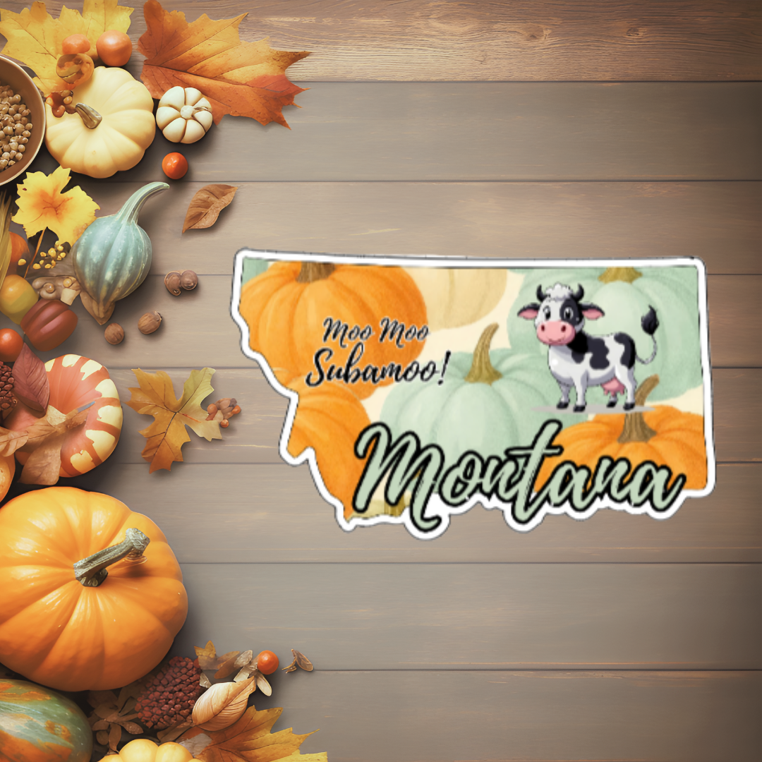 State Moo Stickers (Individual- Qty 1)