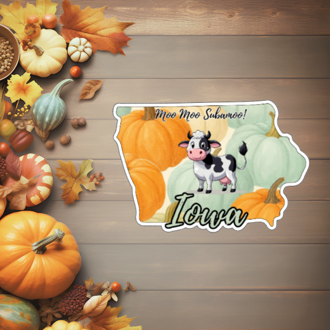 State Moo Stickers (Individual- Qty 1)