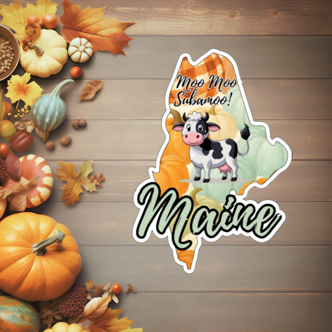 State Moo Stickers (Multi- Qty 40)