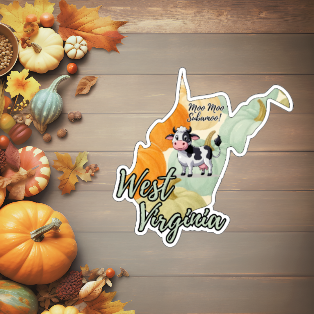 State Moo Stickers (Multi- Qty 40)