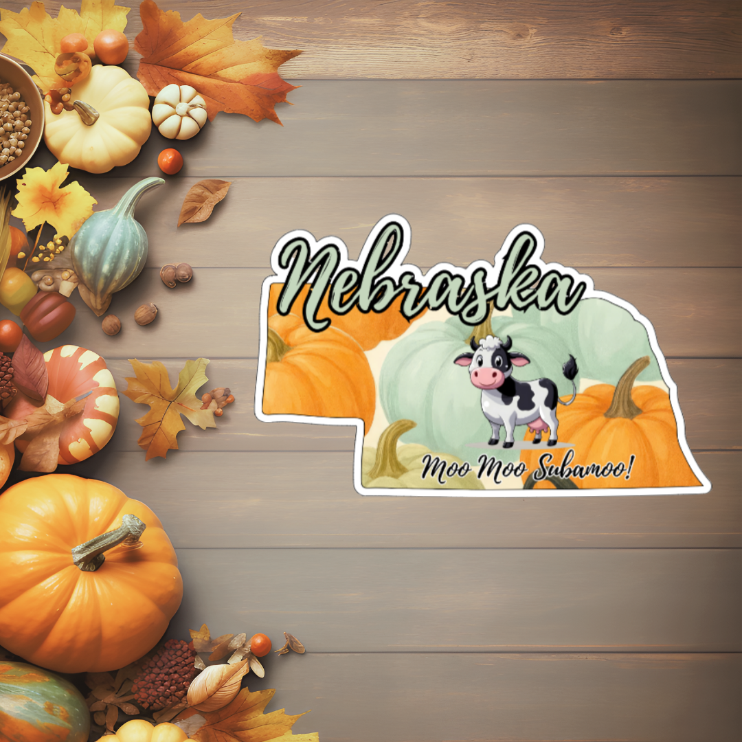 State Moo Stickers (Multi- Qty 40)