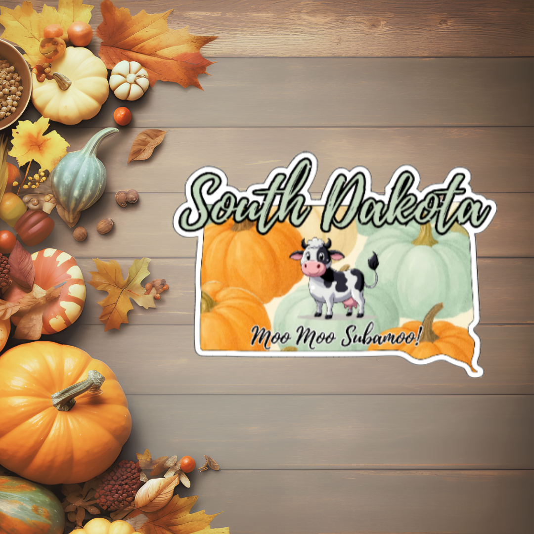 State Moo Stickers (Multi- Qty 40)