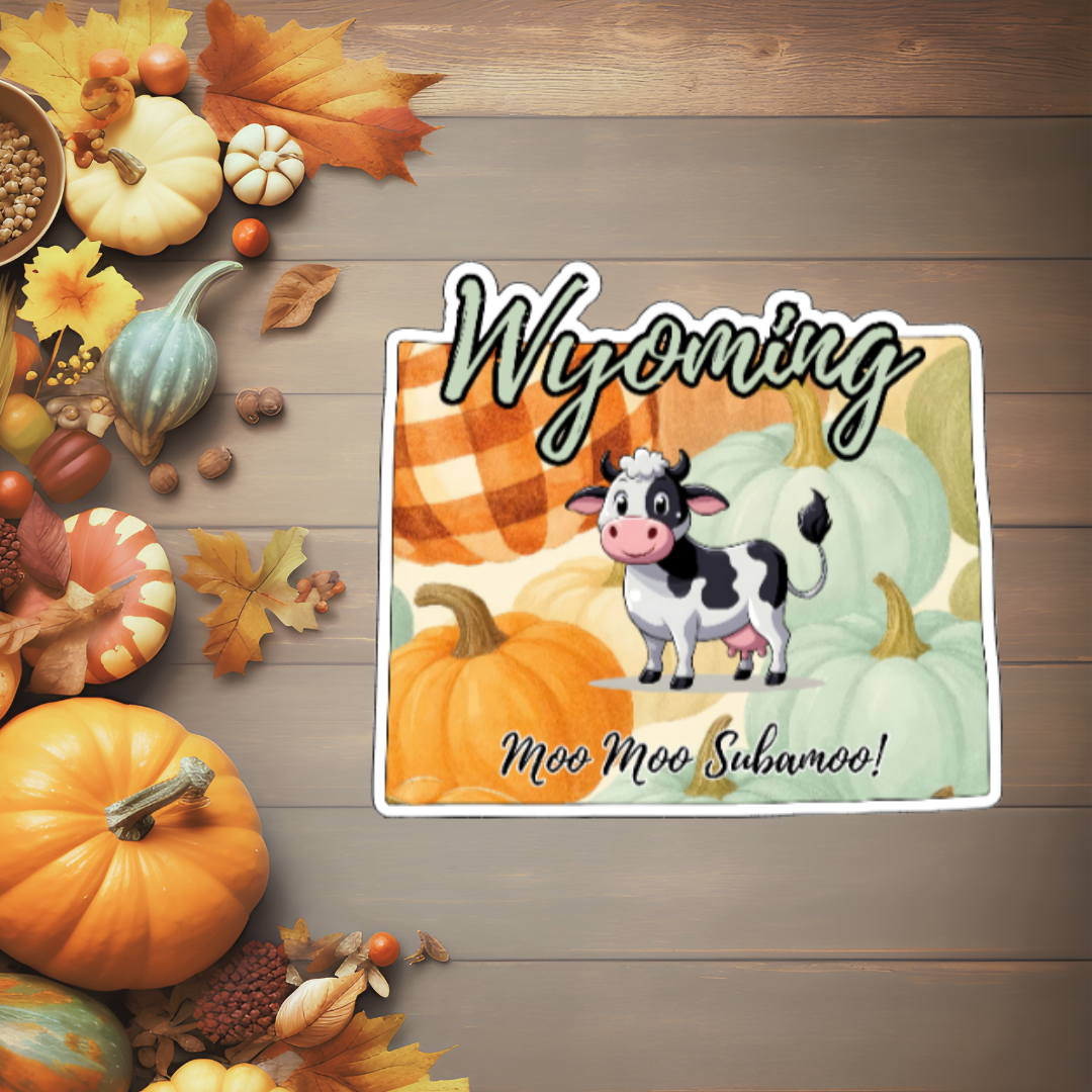 State Moo Stickers (Multi- Qty 40)