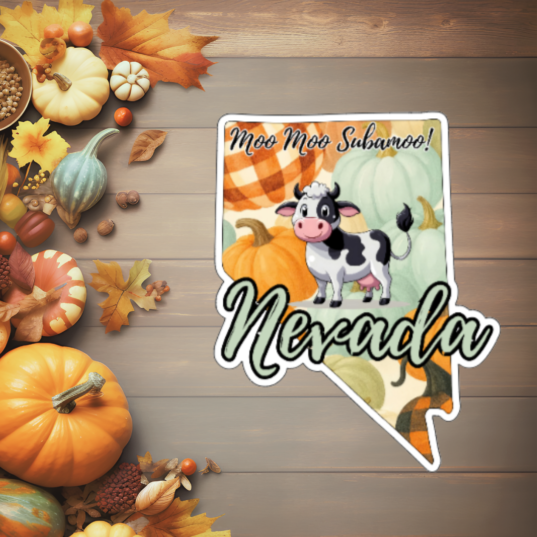 State Moo Stickers (Multi- Qty 40)