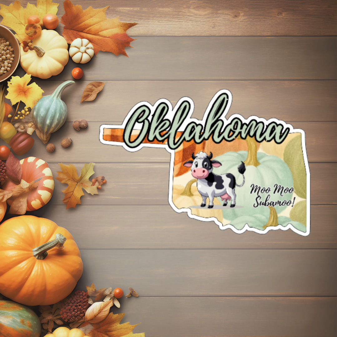 State Moo Stickers (Multi- Qty 40)
