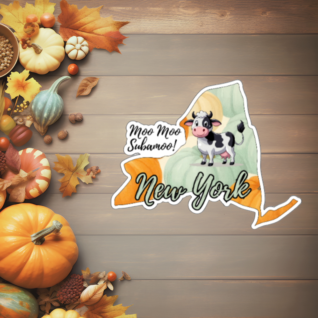 State Moo Stickers (Multi- Qty 40)