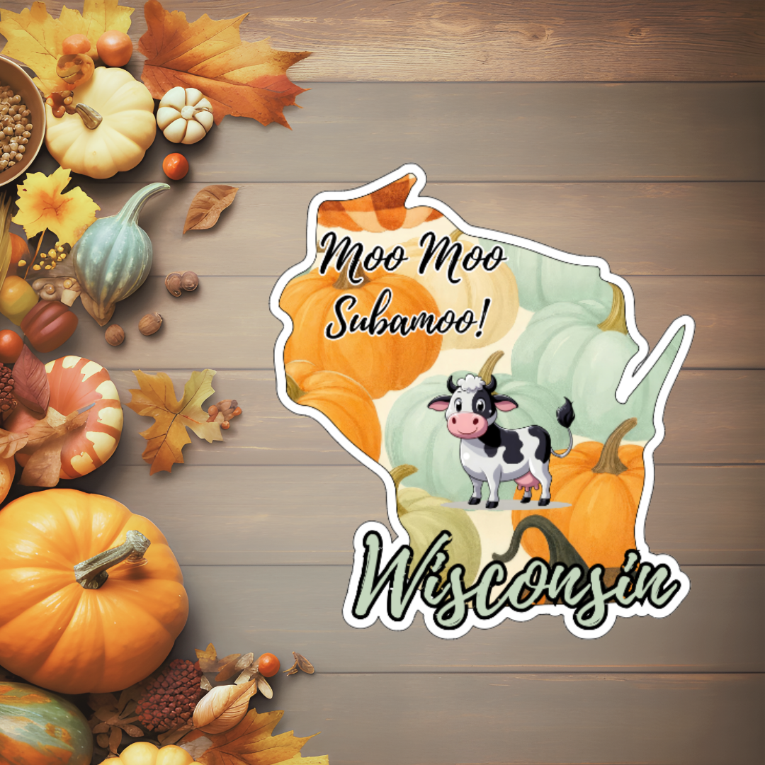State Moo Stickers (Multi- Qty 40)