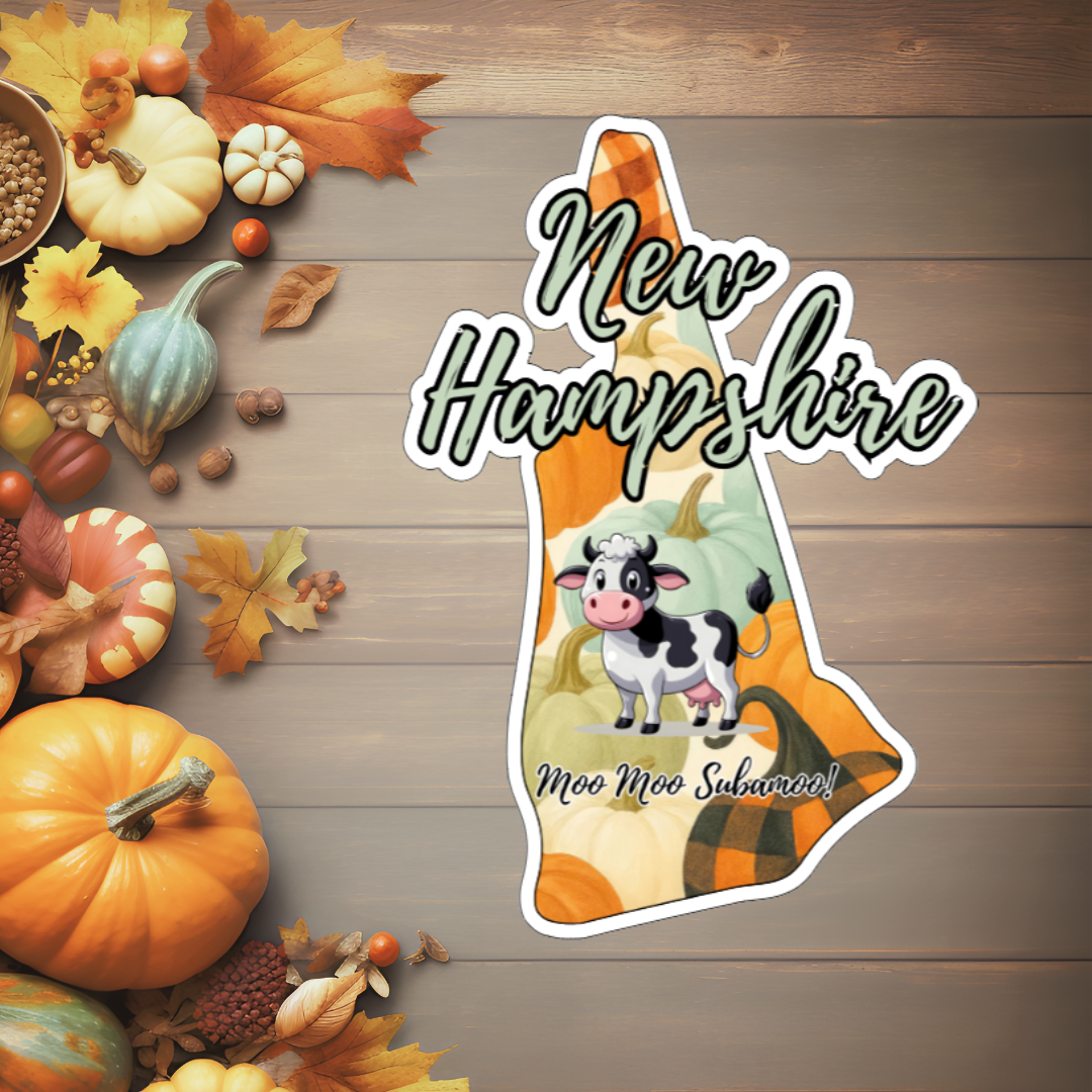 State Moo Stickers (Multi- Qty 40)