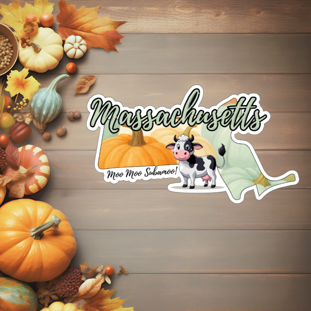 State Moo Stickers (Multi- Qty 40)